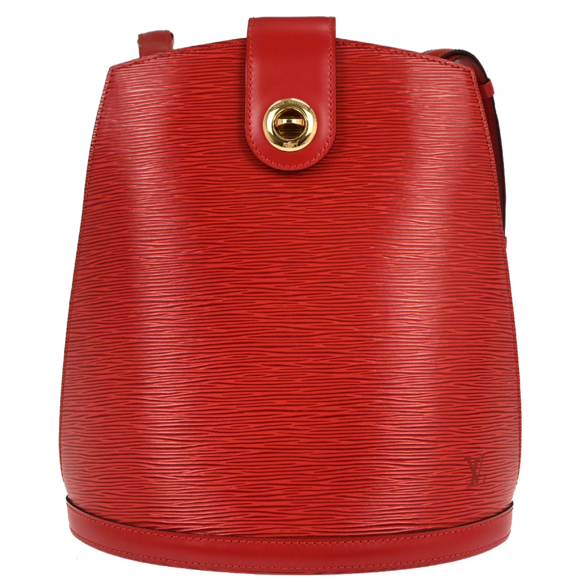 Louis Vuitton 1996 Red Epi Cluny Shoulder Bag M52257