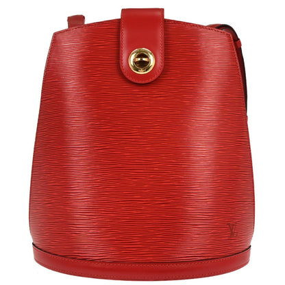 Louis Vuitton 1996 Red Epi Cluny Shoulder Bag M52257