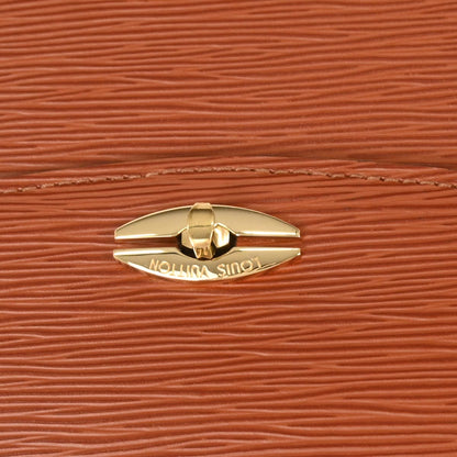Louis Vuitton 1995 Brown Epi Malesherbes Handbag M52373