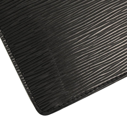 Louis Vuitton 2004 Black Epi Pochette Homme Clutch Bag M52522