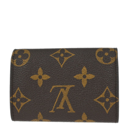 Louis Vuitton 2007 Monogram Porte Monnaie Plat Coin Case Wallet M61930