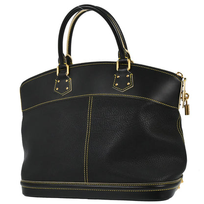 Louis Vuitton 2006 Black Suhali Lockit MM Handbag M91875