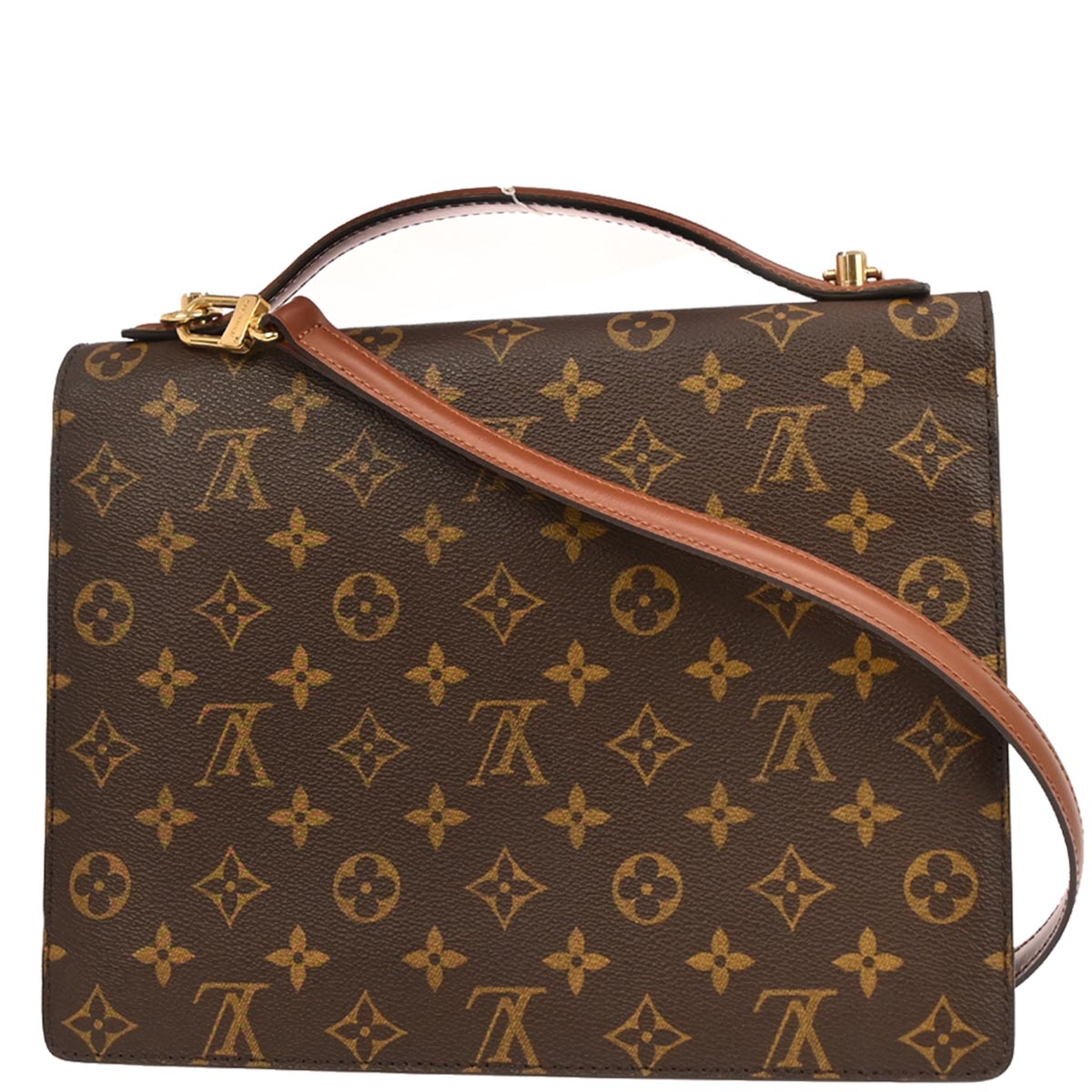 Louis Vuitton 1997 Monogram Monceau 28 2way Business Shoulder Handbag M51185