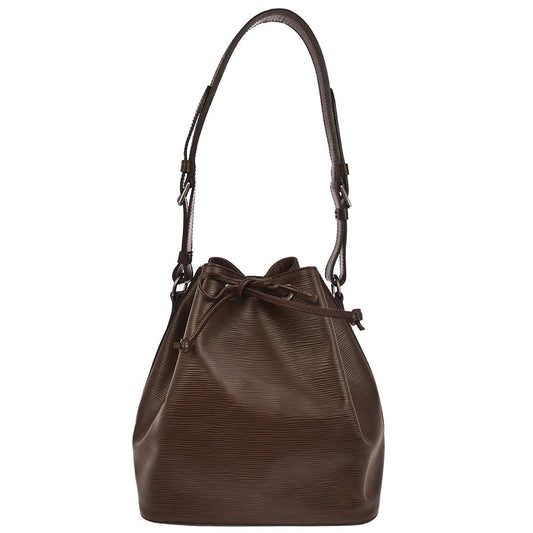 Louis Vuitton 2002 Dark Brown Epi Petite Noe Shoulder Bag M5901D