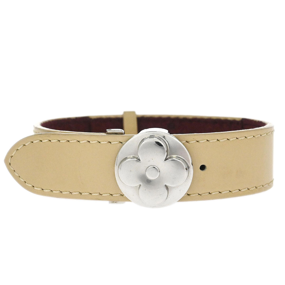 Louis Vuitton 2001 Beige Monogram Good Luck Bracelet Bangle M64445