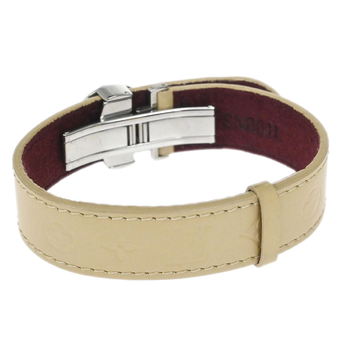 Louis Vuitton 2001 Beige Monogram Good Luck Bracelet Bangle M64445