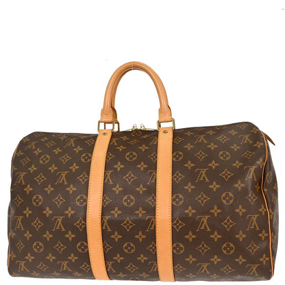 Louis Vuitton 2004 Monogram Keepall 45 Duffle Bag M41428