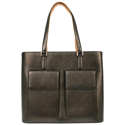 Louis Vuitton 2002 Black Monogram Mat Wilwood Tote Bag M55102