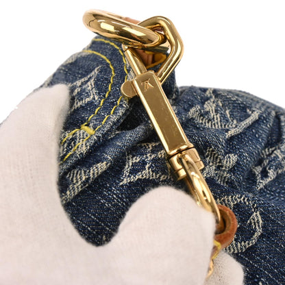 Louis Vuitton Blue Monogram Denim Mini Pleaty Handbag M95050