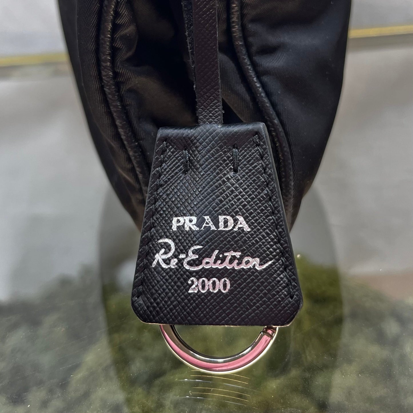 Prada Re-Edition 2000 Double Zip Black Re-Nylon Shoulder Bags