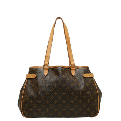 Louis Vuitton Monogram Battalion Horizontal Shoulder Bag M51154 Brown PVC Leather Ladies Louis Vuitton
