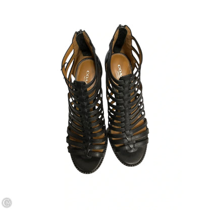 Sandals Designer By Coach In Black, Size: 7