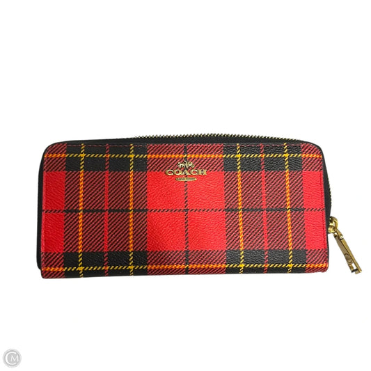 Wallet Designer By Coach, Size: Small