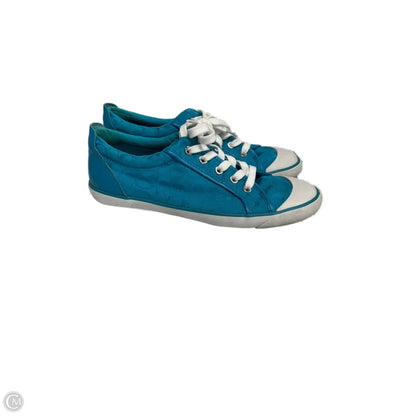 Shoes Designer By Coach In Blue, Size: 10