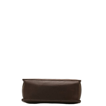 Chanel Coco Matrasse Handbag Brown Leather  Chanel