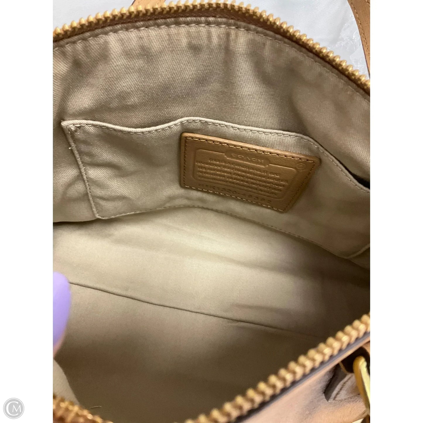 Crossbody Designer By Coach, Size: Small