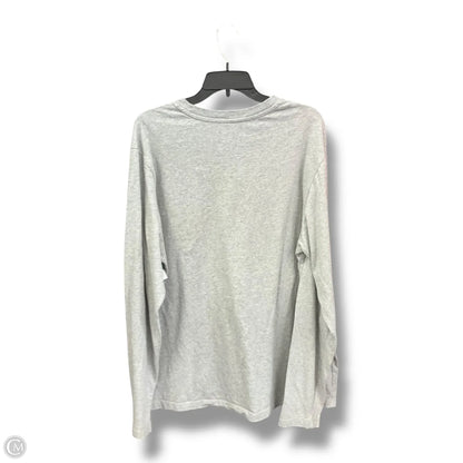 Top Long Sleeve Designer By Coach In Grey, Size: Xxl