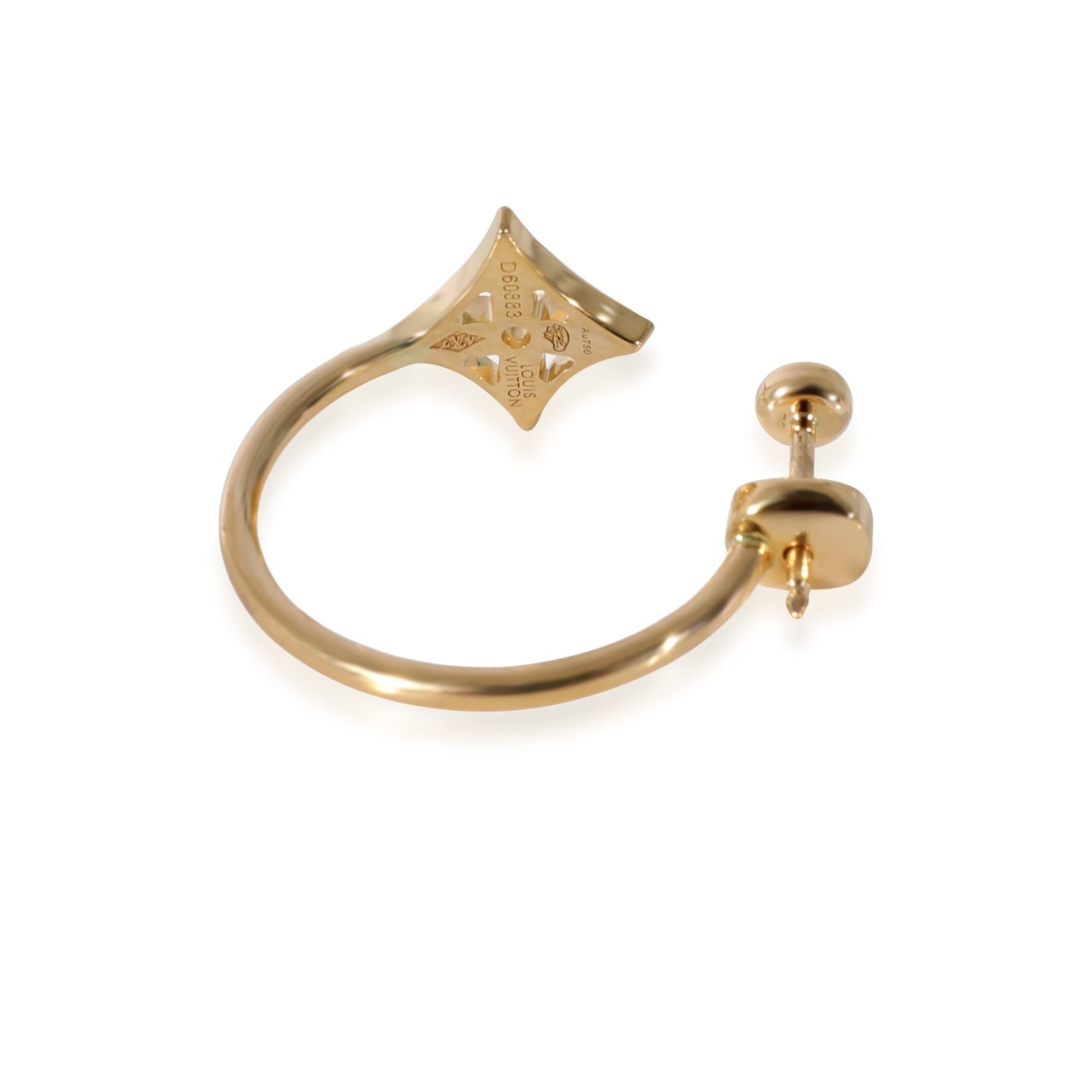 LOUIS VUITTON Idylle Blossom Diamond Earring in 18k Yellow Gold 0.04 CTW