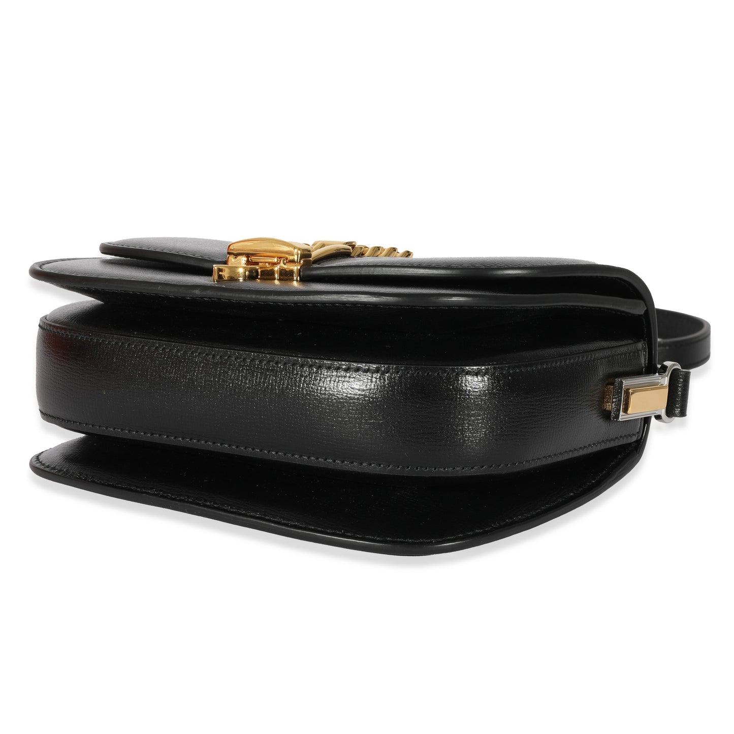 GUCCI Black Leather Sylvie 1969 Mini Bag