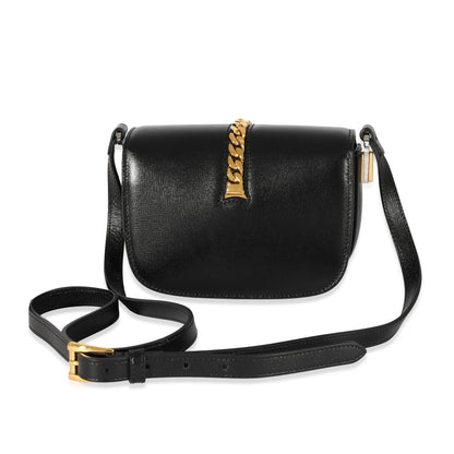 GUCCI Black Leather Sylvie 1969 Mini Bag