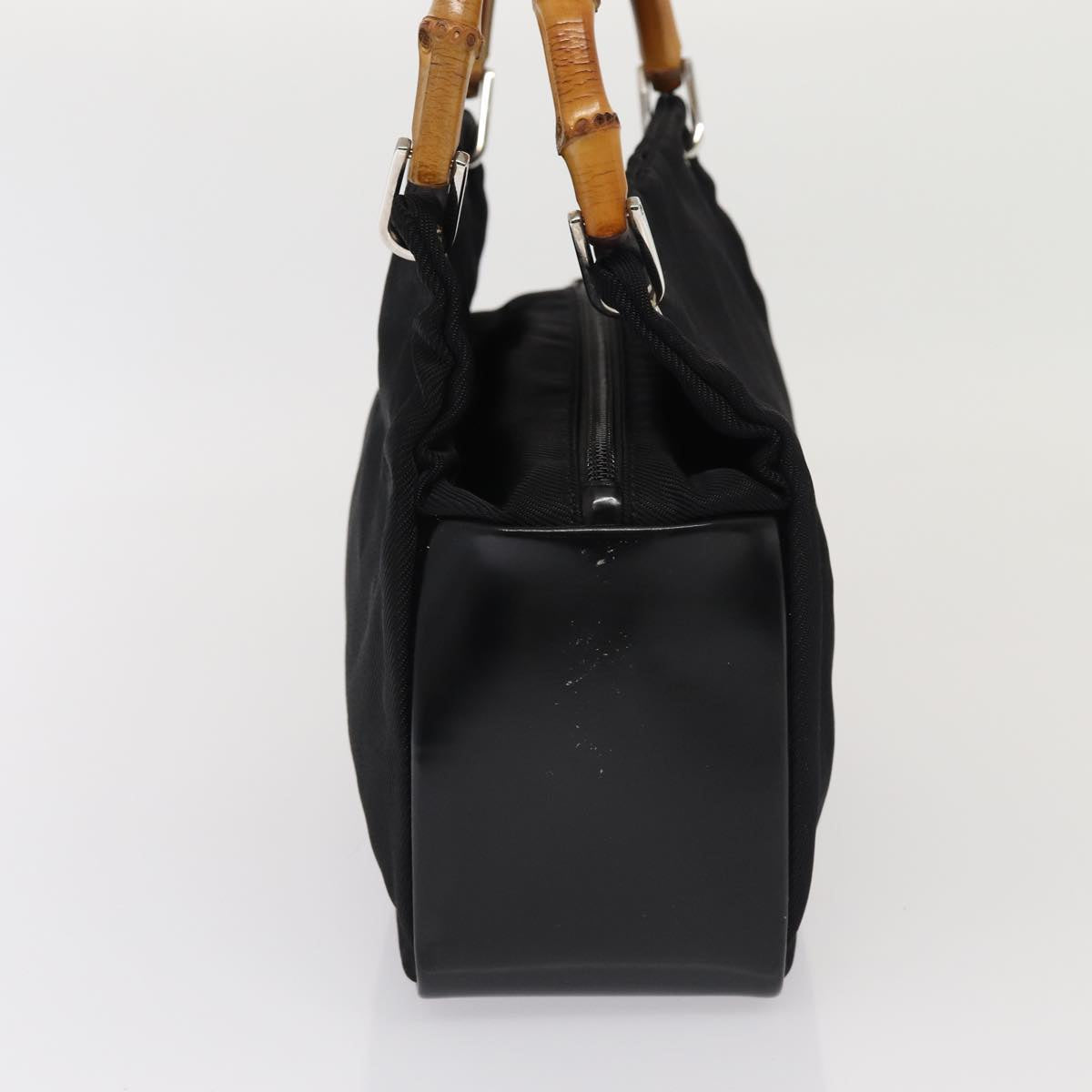 Gucci Bamboo Black Synthetic Handbag