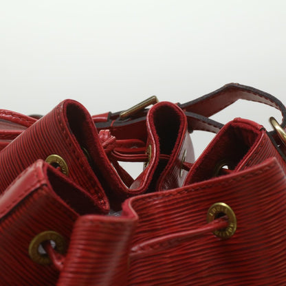 Louis Vuitton Red Leather Noe shoulder bag