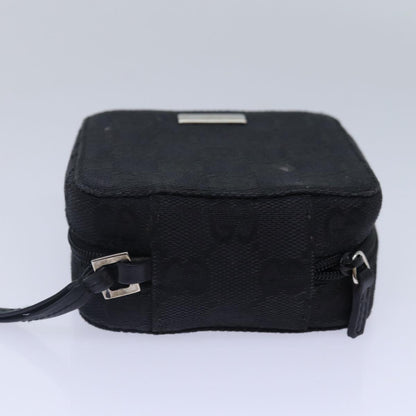 Gucci Gg Canvas Black Canvas Clutch Bag