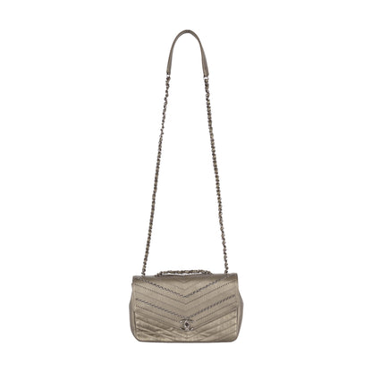 Chanel Chanel Embelished 'Chain Sequins' Chevron New Bag