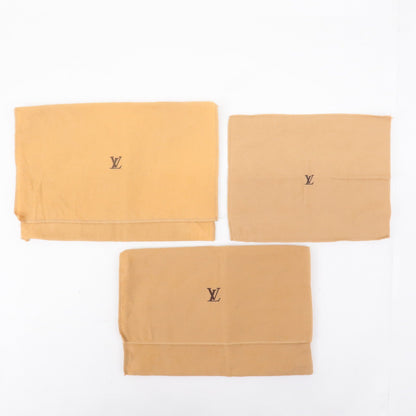 Louis Vuitton Set of 13 Dust Bag Old Style Beige Brown