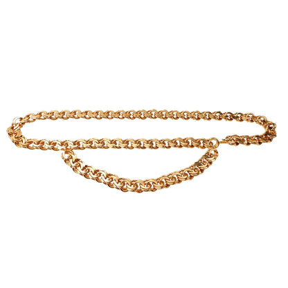 Chanel Gold Double Linked Chain Belt