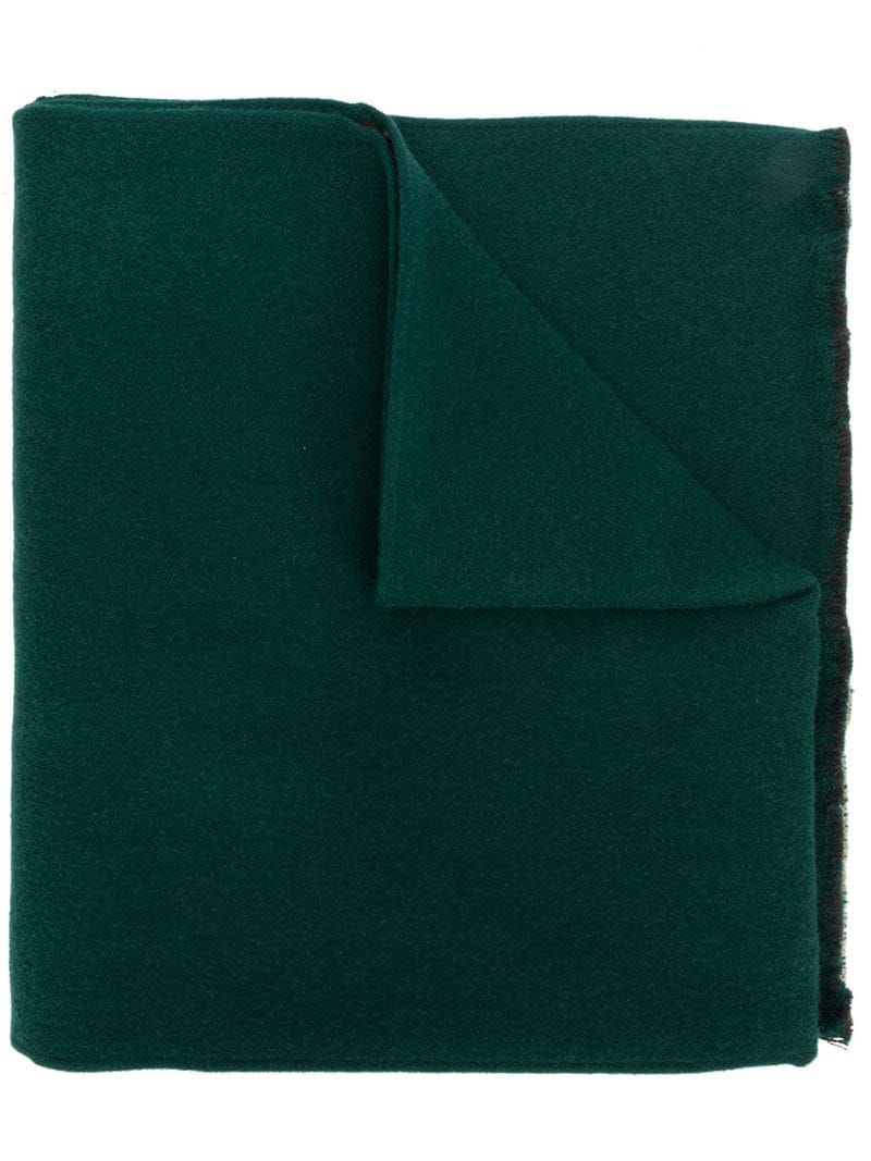 Gucci - GG supreme monogram scarf - men - Silk/Wool - One Size - Green
