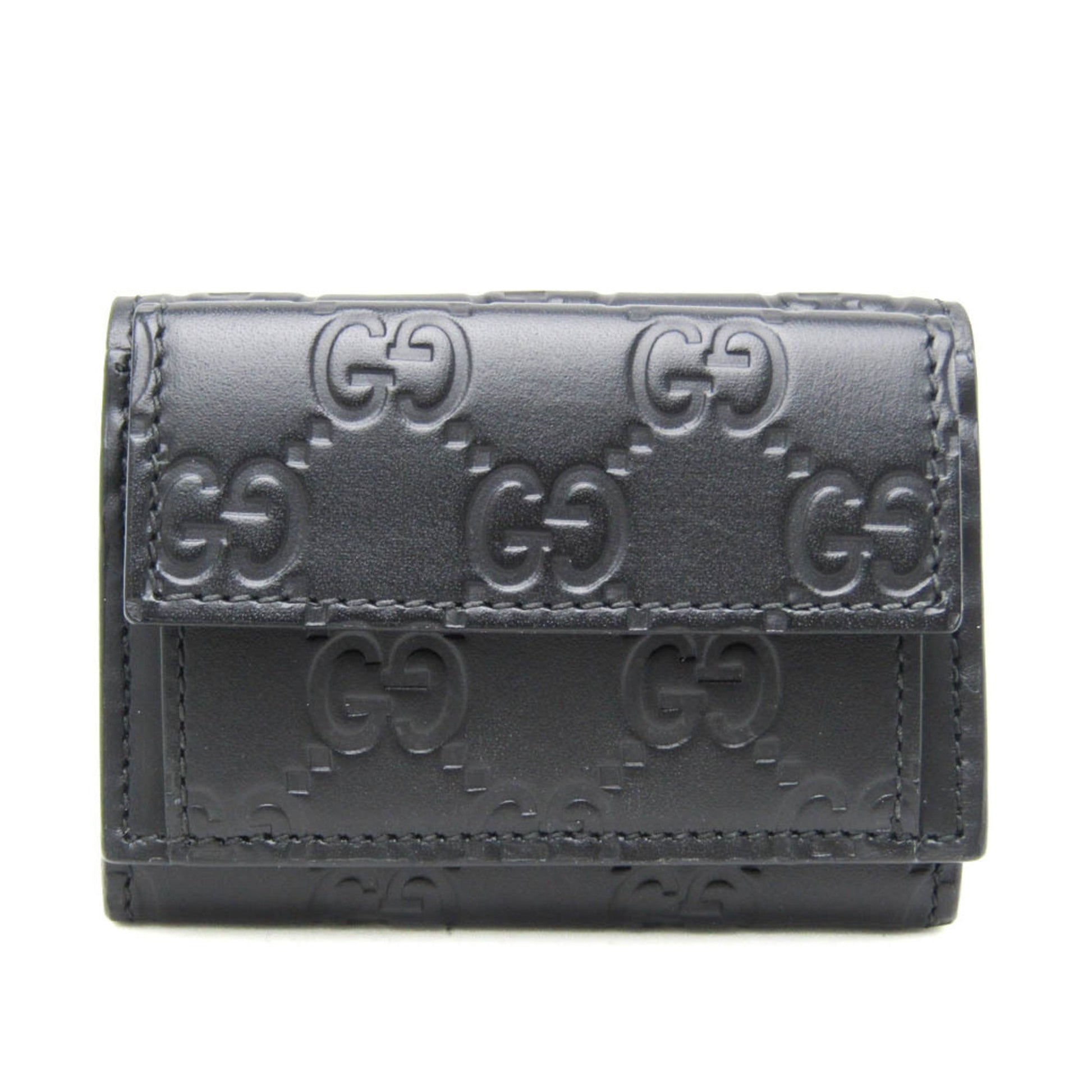 Gucci Guccissima Black Leather Wallet  ()