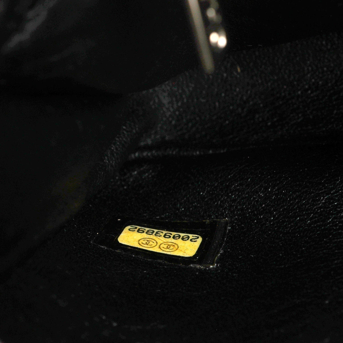 Chanel Metallic Black and Gold Crystal Flap Bag