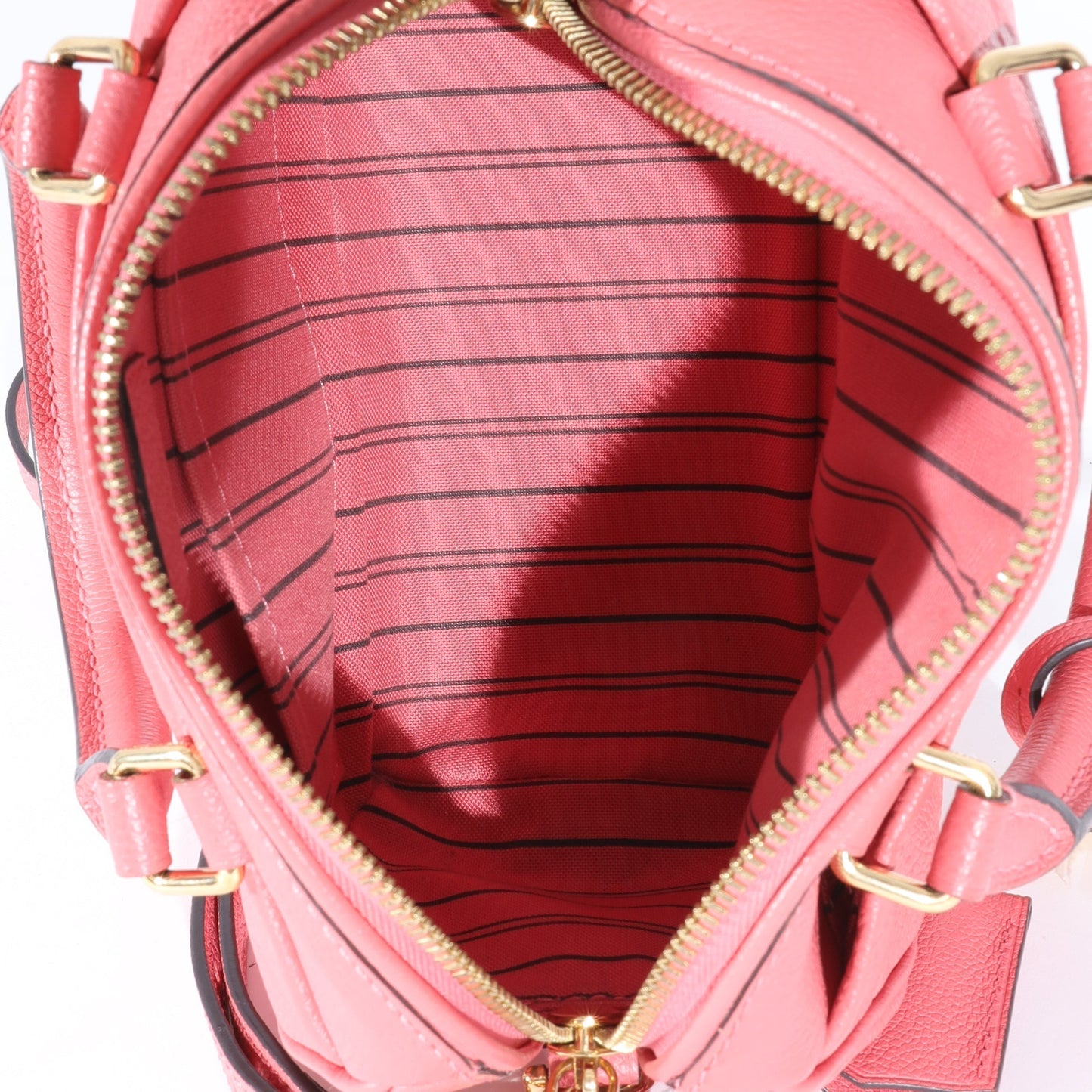 Louis Vuitton Pink Monogram Empreinte Speedy Bandoulière NM 20