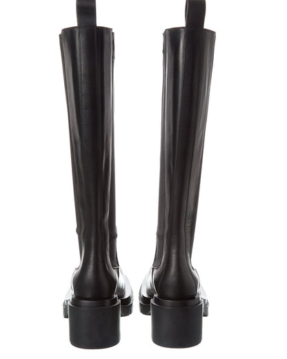 Bottega Veneta Lug Leather Boot (Authentic Pre-Owned)