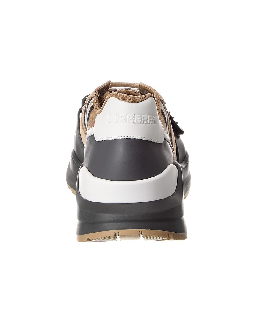 Burberry Ramsey Check Canvas & Suede Sneaker