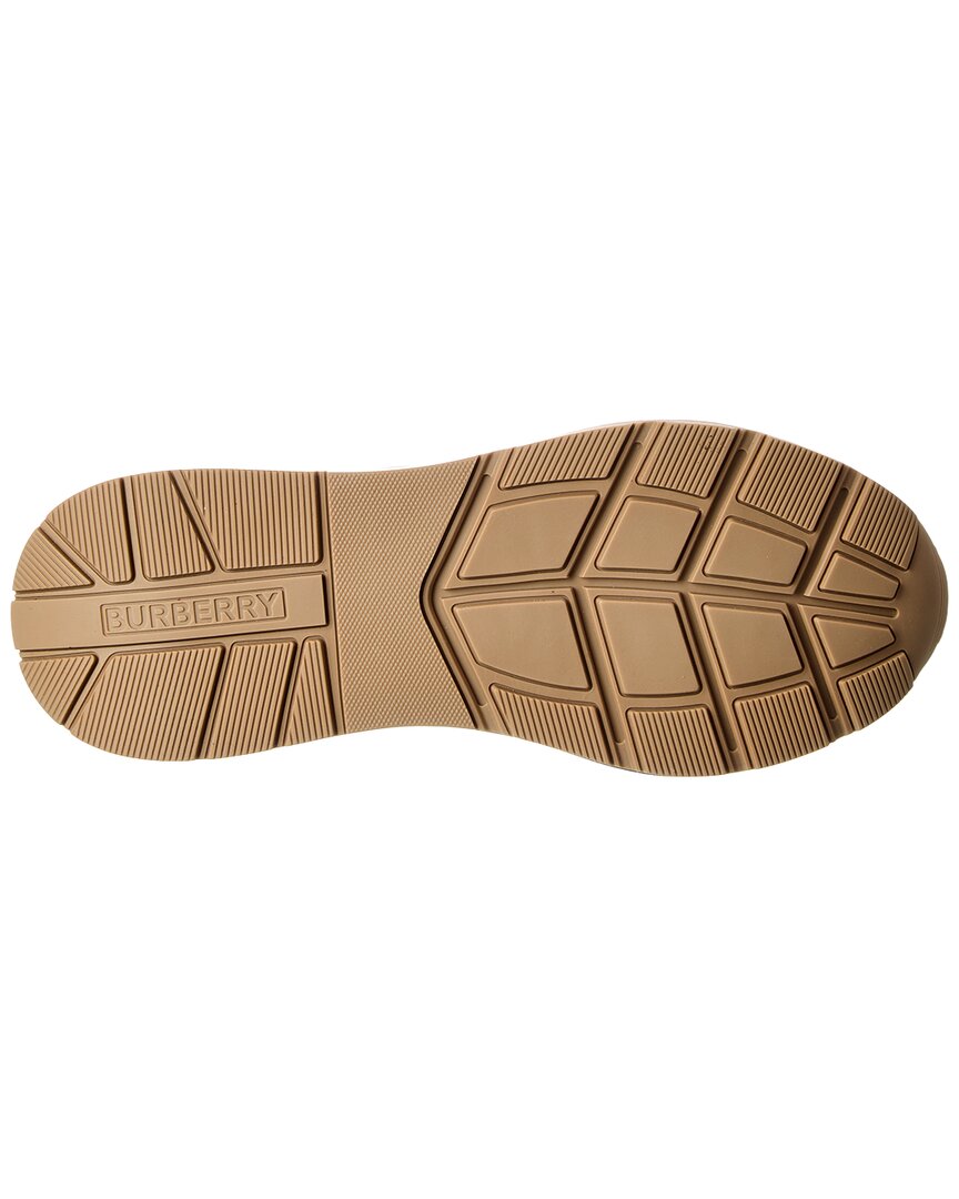 Burberry Ramsey Check Canvas & Suede Sneaker