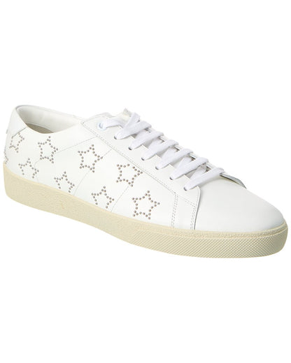 Saint Laurent Sl06 Star Leather Sneaker White 42