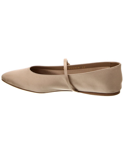 Saint Laurent Gio Silk Ballet Flat