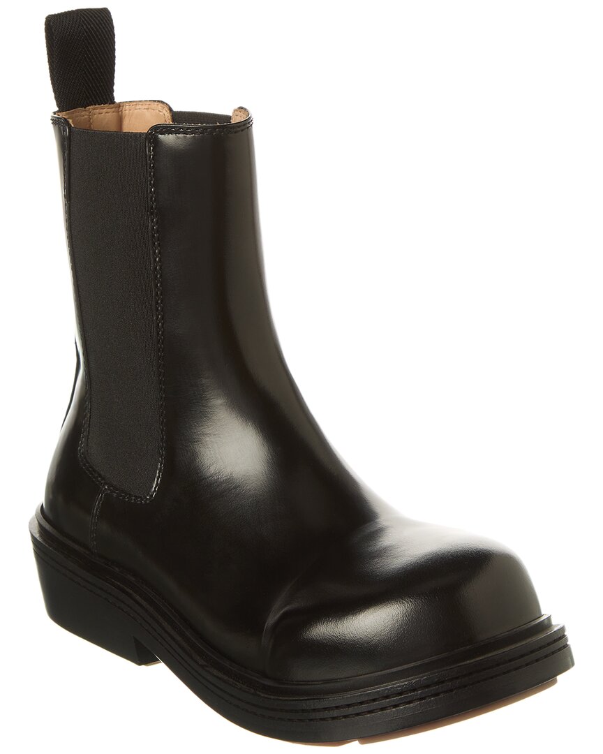 Bottega Veneta Fireman Leather Boot Black