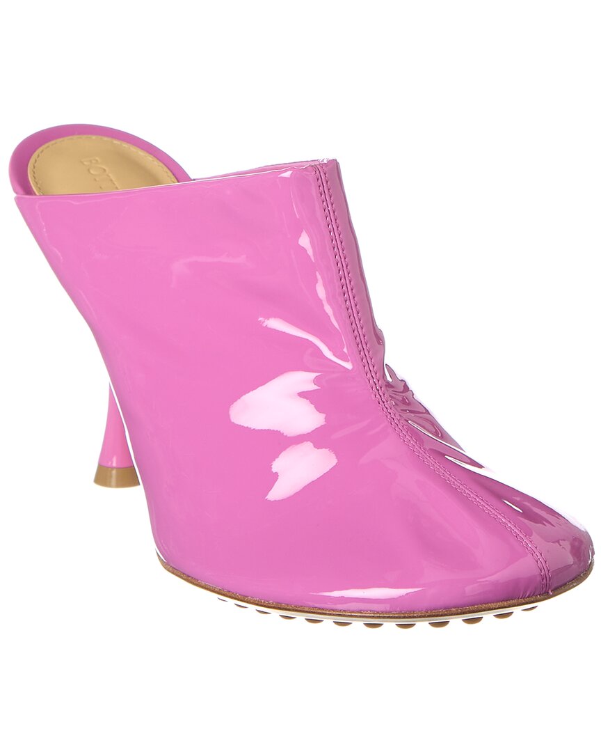Bottega Veneta Dot Sock Patent Mule Pink 37
