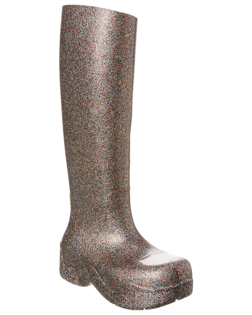 Bottega Veneta The Puddle High Rubber Boot Gold 37