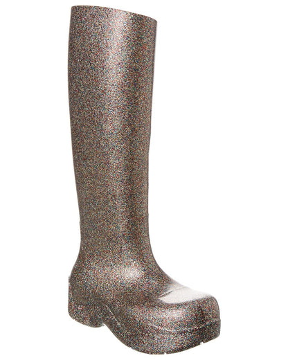 Bottega Veneta The Puddle High Rubber Boot Gold 37