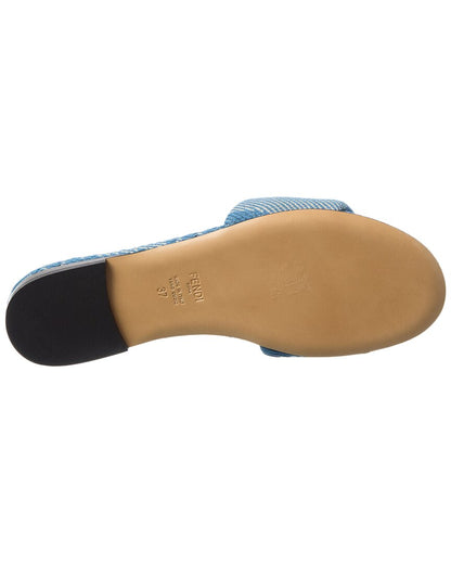 Fendi Signature Jacquard Sandal