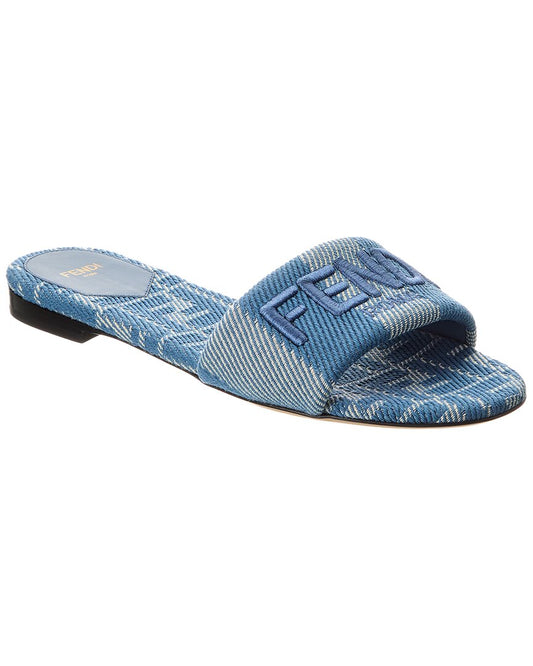 Fendi Signature Jacquard Sandal