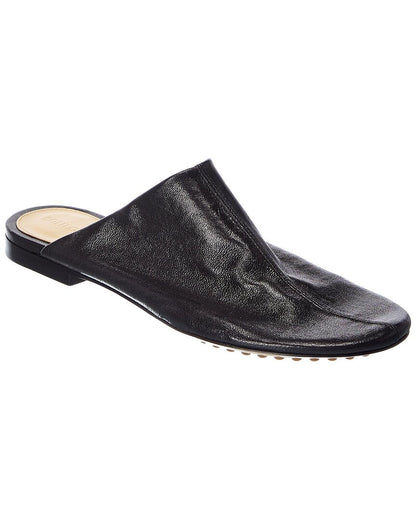 Bottega Veneta Dot Leather Slipper Black 35