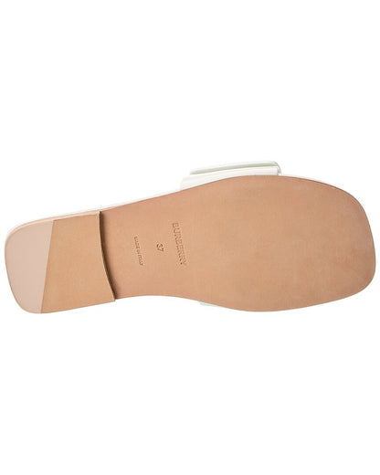Burberry Monogram Leather Sandal