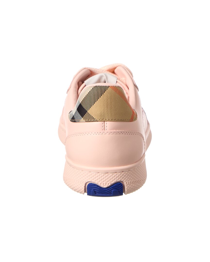 Burberry Terrace Check Canvas & Leather Sneaker