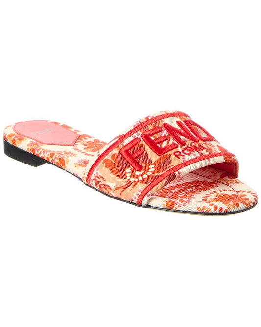Fendi Sunshine Canvas Sandal