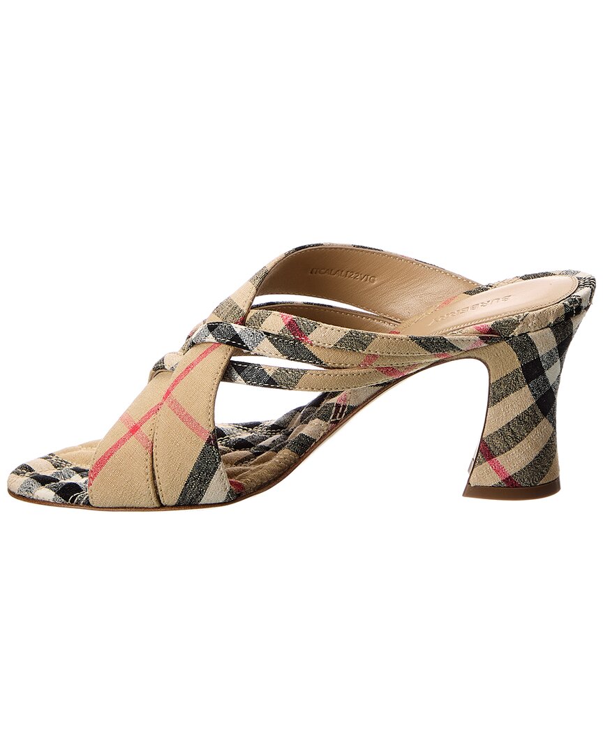 Burberry Check Linen Sandal